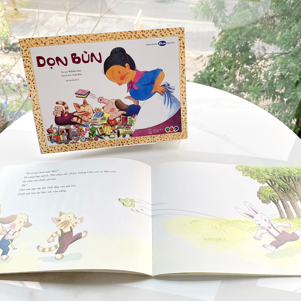 Sách Ehon cho bé từ 3 tuổi - Phát triển tư duy Dọn bùn (Tranh truyện Ehon Nhật Bản cho bé)
