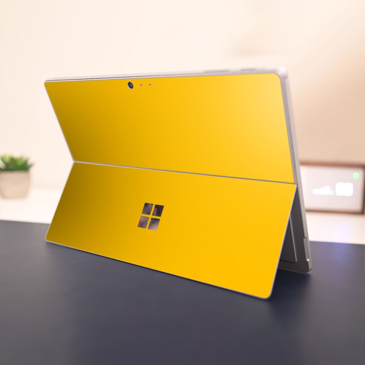 Skin dán hình Aluminum Chrome vàng mịn cho Surface Go, Pro 2, Pro 3, Pro 4, Pro 5, Pro 6, Pro 7, Pro X