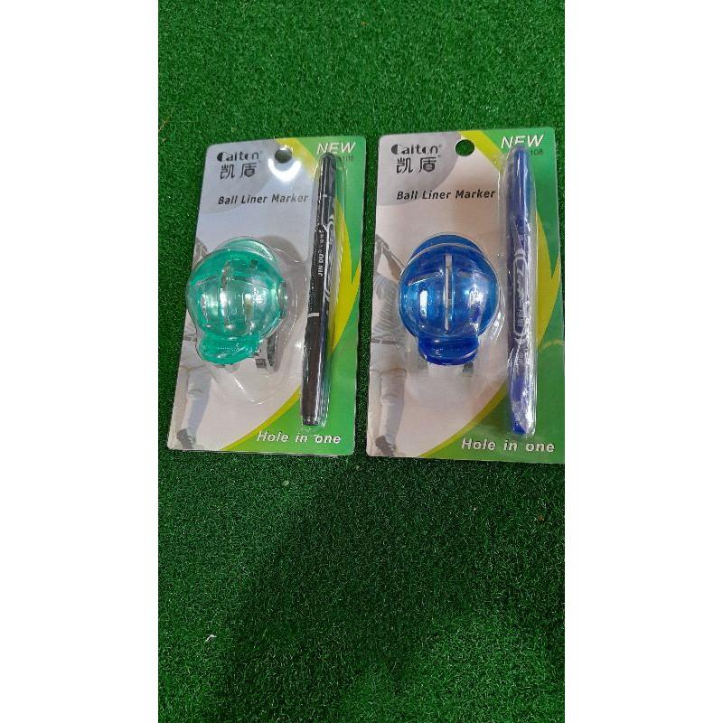 Dụng cụ kẻ line trên bóng golf.