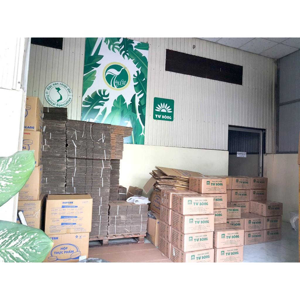 Bánh chuối phồng hạt điều Tư Bông cao cấp 350g - ít ngọt thơm ngon bổ dưỡng chánh gốc Đồng Tháp