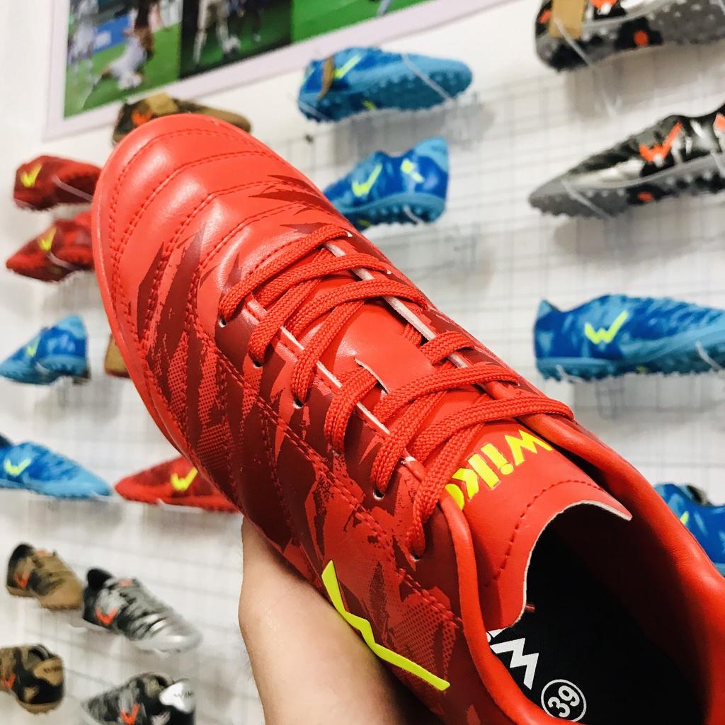 Hot Một đôi giày thể thao đá bóng cao cấp Wika Army Đỏ 2022