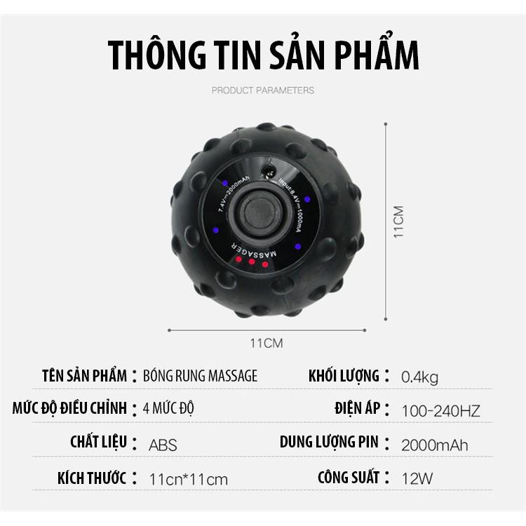 Bóng Massage Pin Sạc Điện ABS USA 2000mAh 12W