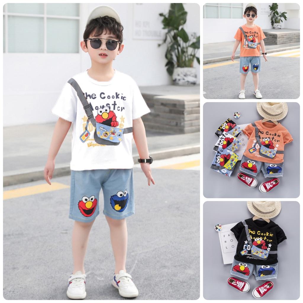 BSN5 Size 80-110 Set bộ bé trai Thời trang trẻ Em HÀNG QUẢNG CHÂU