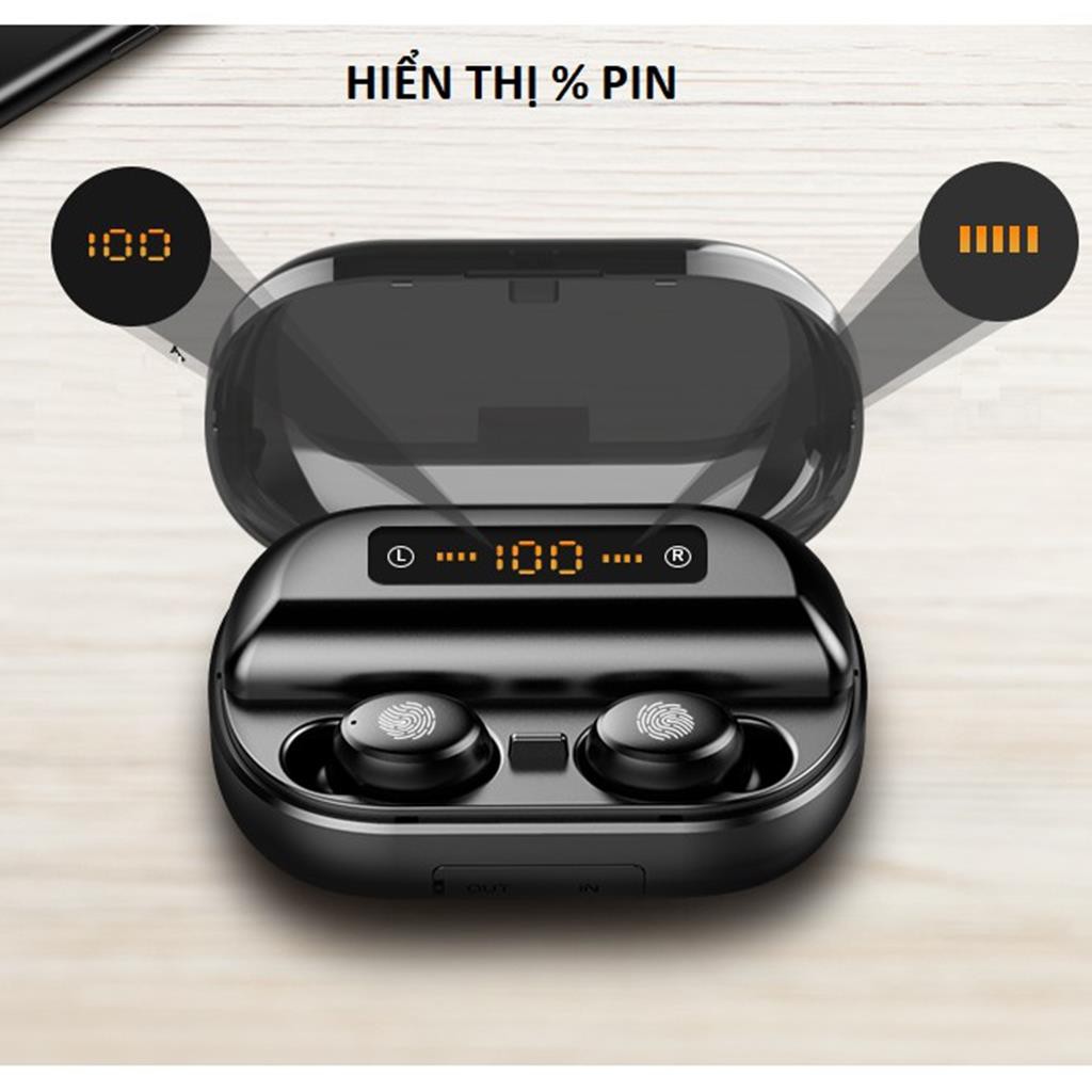 Tai nghe AMOI V11 phiên bản quốc tế cảm ứng Bluetooth 5.0 Pin 380 giờ chống nước-HÀNG CHÍNH HÃNG