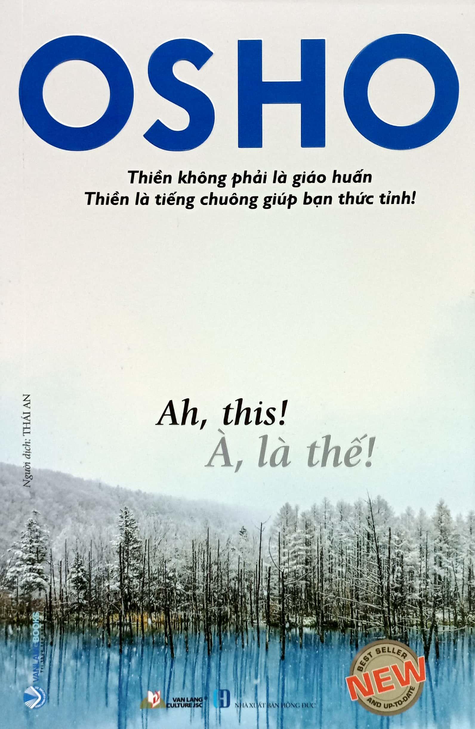 Osho - À, Là Thế! (Tái Bản 2023)
