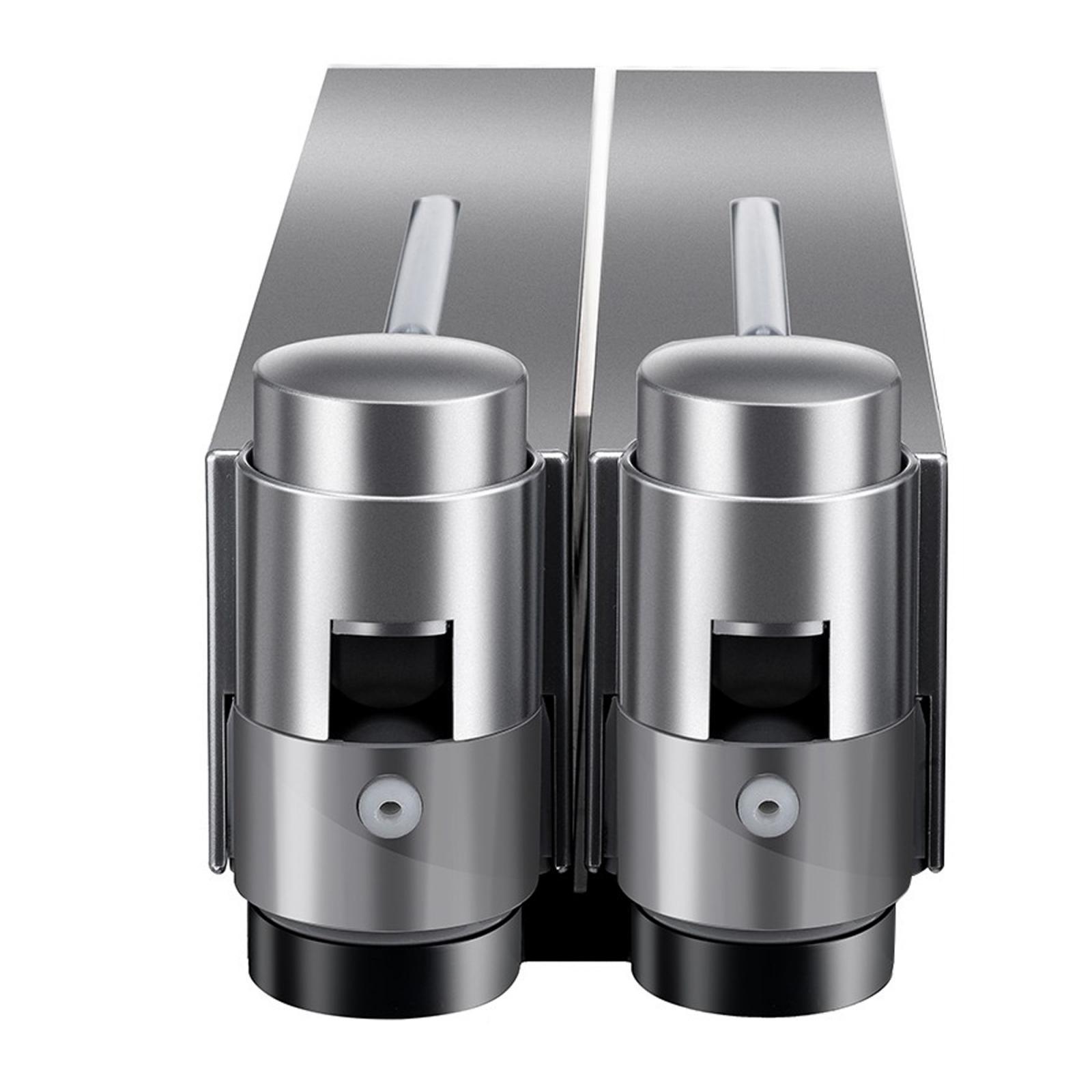 2x Bathroom Soap Dispenser Shower Shampoo Gel Pump Bottle Home Hotel Cafe