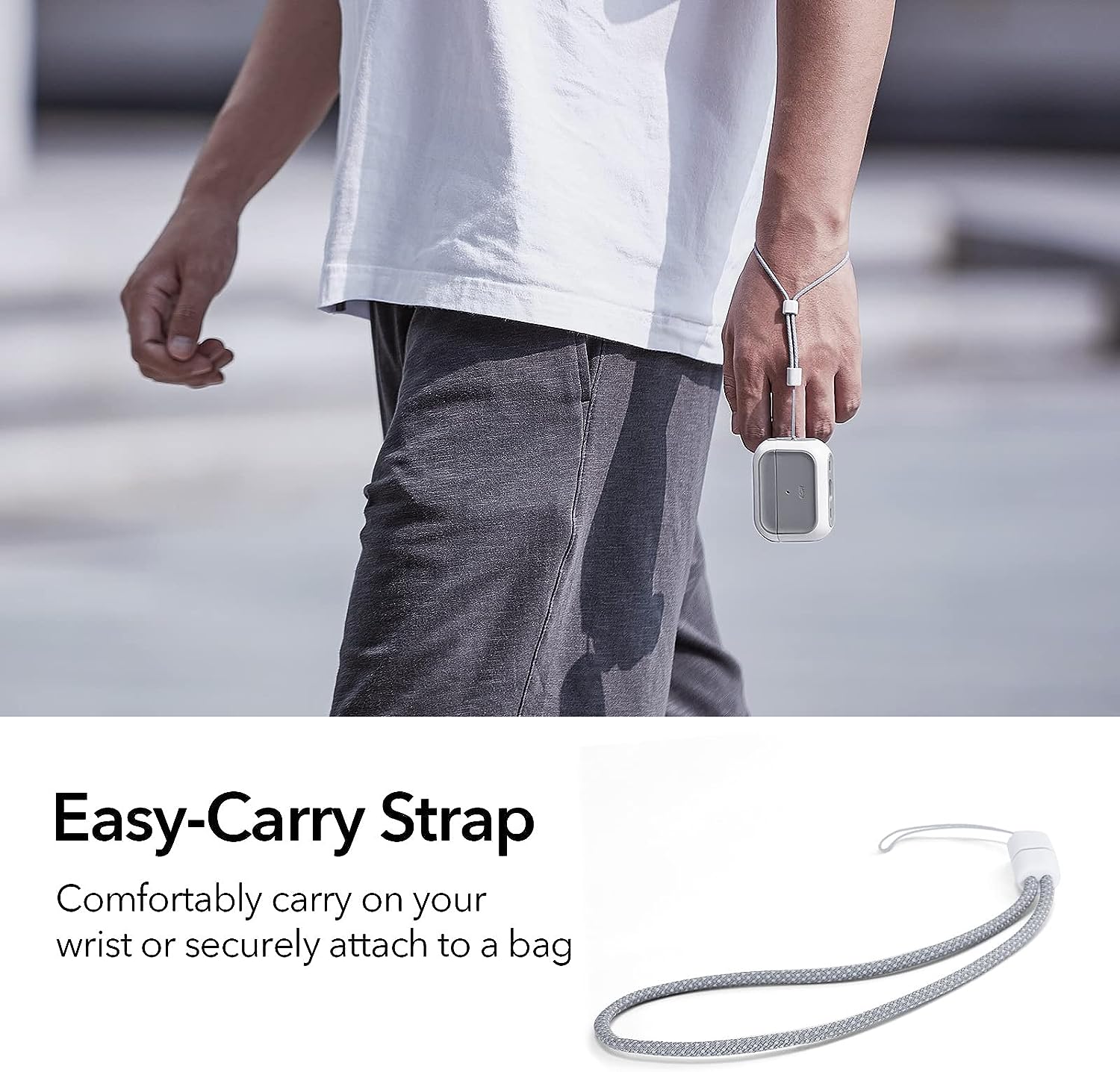 Bao Case ESR Orbit Hybrid Case with HaloLock cho AirPods Pro / AirPods Pro 2 (2023/2022/2019) Magnetic Lid Lock - Hàng Chính Hãng