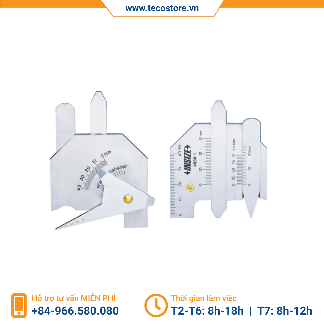 Set thước đo mối hàn Insize 4838