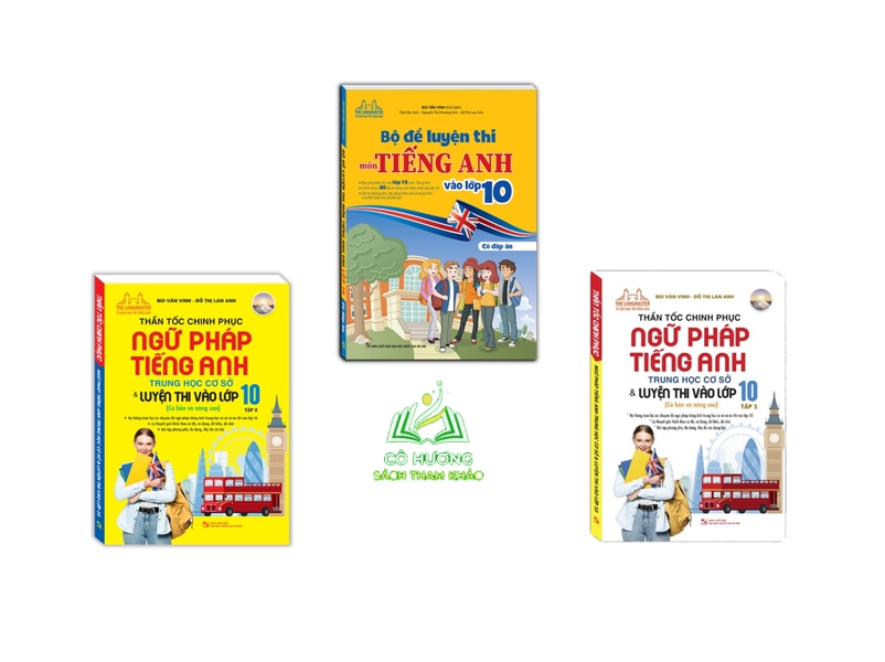 Sách - Combo 3c Bộ đề luyện thi môn tiếng anh &amp; Thần tốc chinh phục ngữ pháp tiếng anh thcs