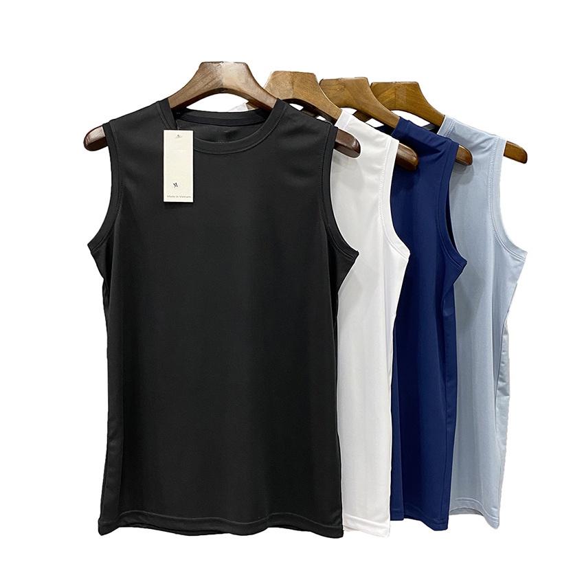 Áo ba lỗ Tank Top nam thiết kế sát nách để chơi thể thao, tập gym thun cotton 85% mịn mát