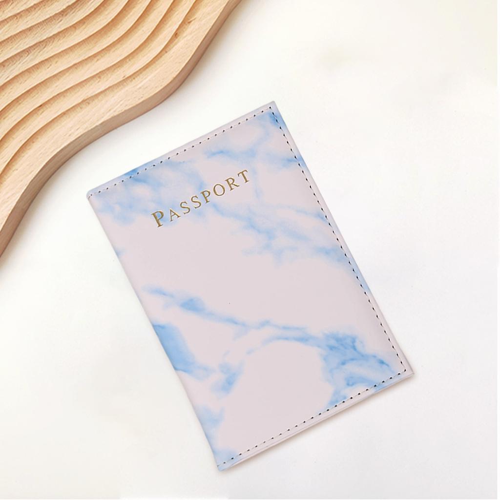 Travel Passports Holder Holder Case Blue