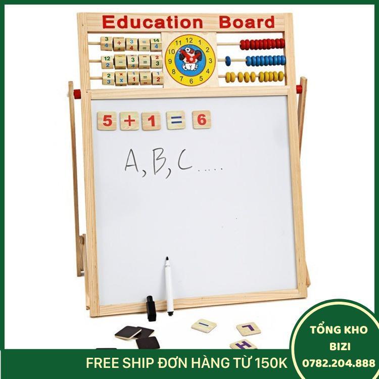 Bảng Từ 2 Mặt Education Board Và Bộ Chữ Số Cho Bé - Free Ship Toàn Quốc