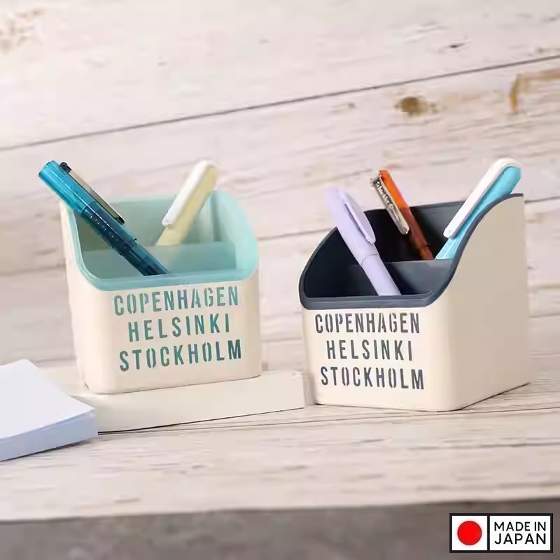 Hộp đựng bút & đồ dùng văn phòng chia ngăn - Hàng Nội Địa Nhật Bản