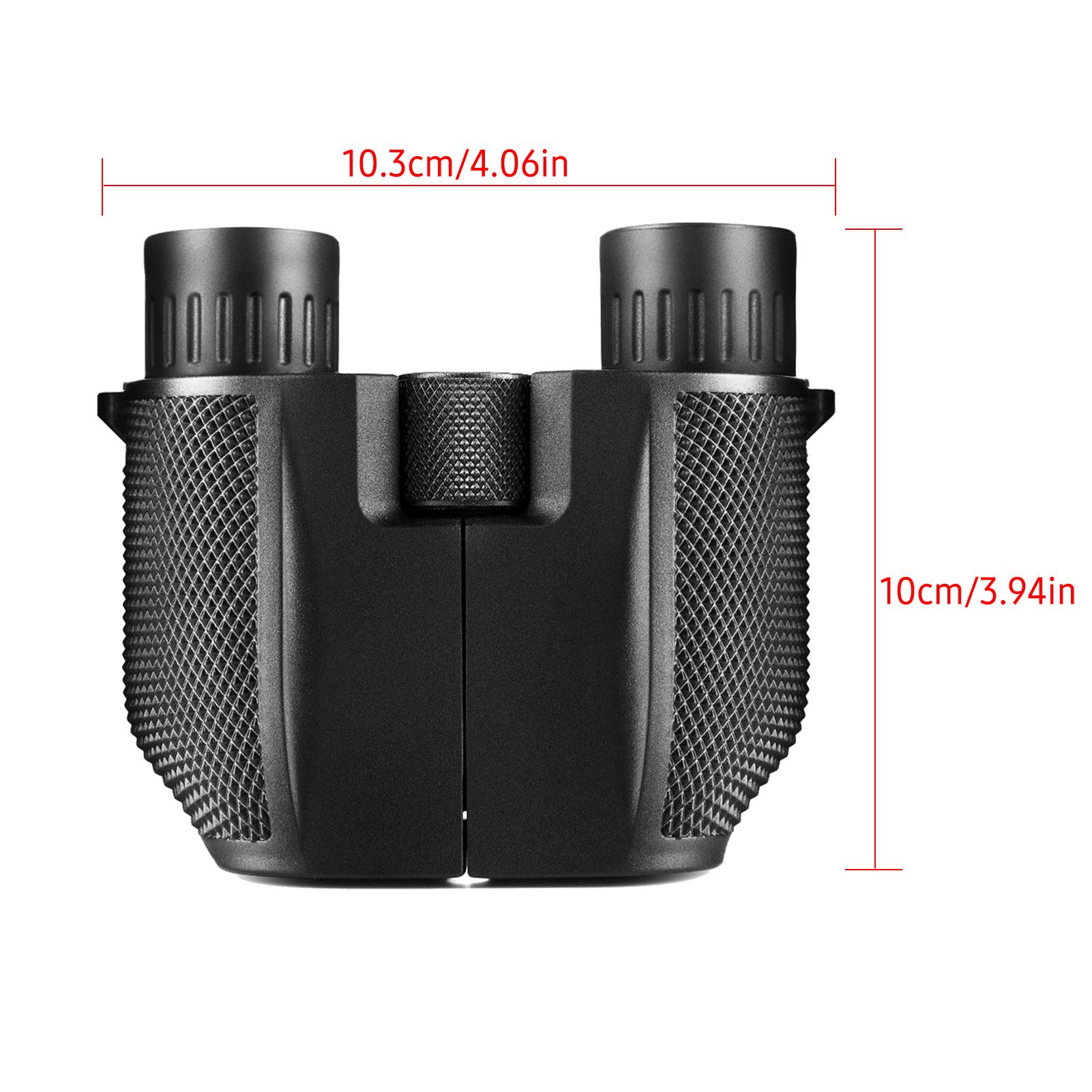 10X25 Mini Binoculars for Adults and Kids with Weak Light Night View BAK4 Prism Waterproof Binoculars for Bird Watching Travel Concerts Hiking