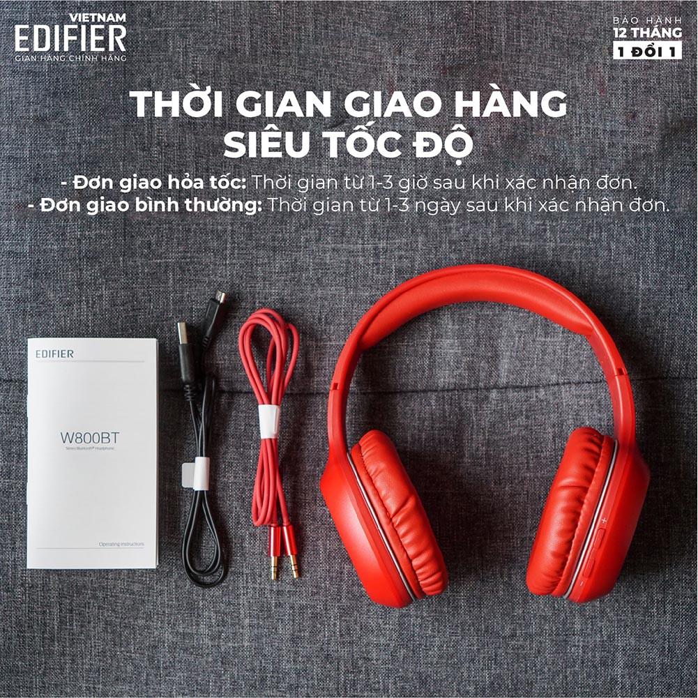 Tai nghe Bluetooth 5.1 thể thao EDIFIER W800BT Plus Chống ồn - Hàng chính hãng