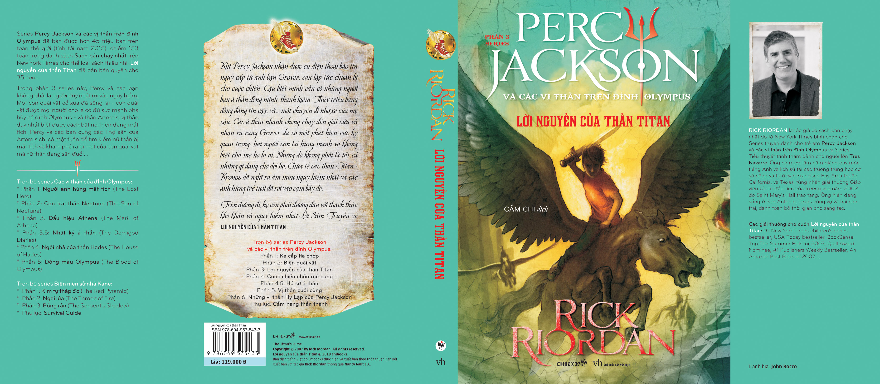 Sách Phần 3 Series Percy Jackson Và Các Vị Thần Trên Đỉnh Olympus - Lời Nguyền Của Thần Titan ( Tái Bản )