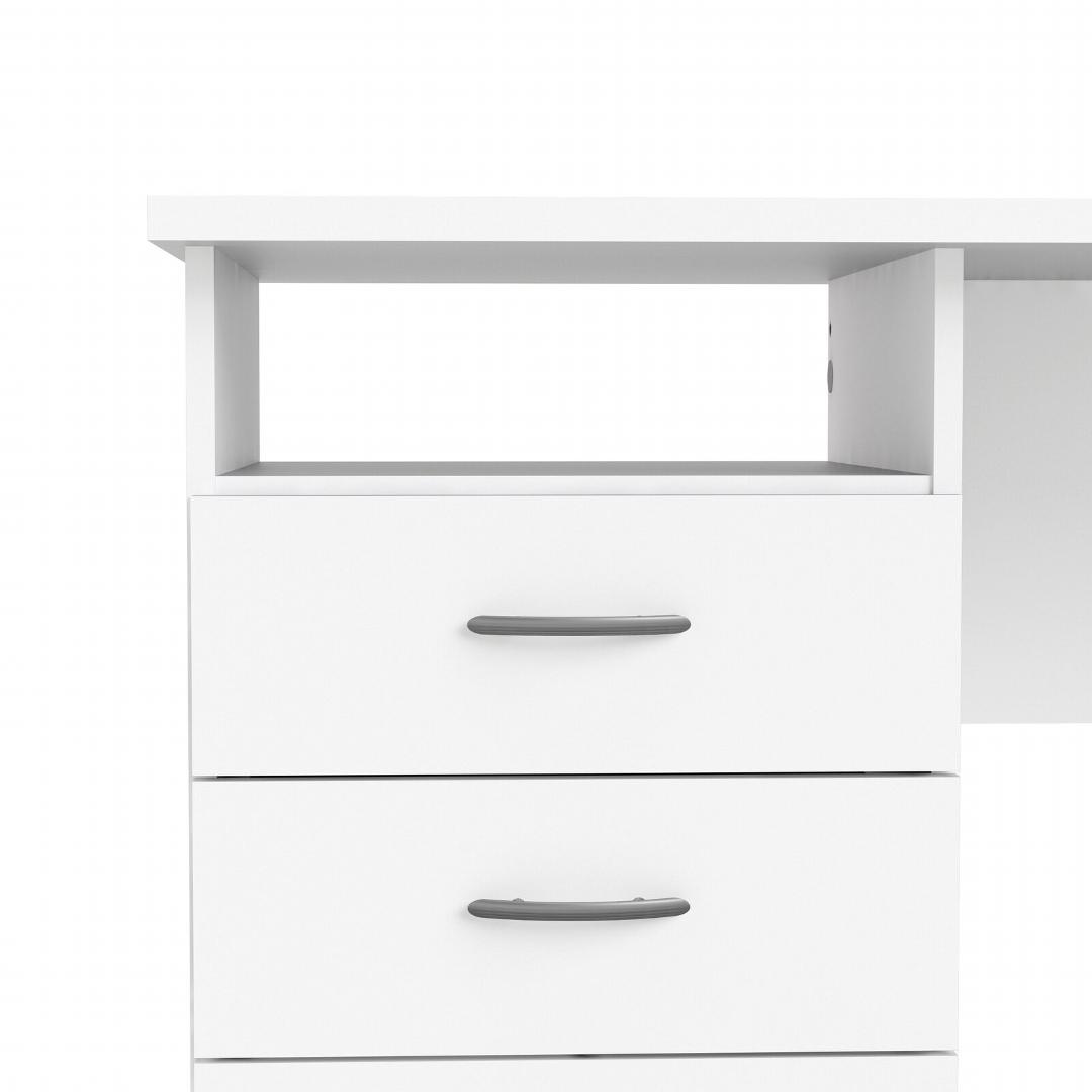 Bàn làm việc, bàn học gỗ hiện đại SMLIFE Drace  | Gỗ MDF dày 17mm chống ẩm | D120xR60xC75cm - Màu