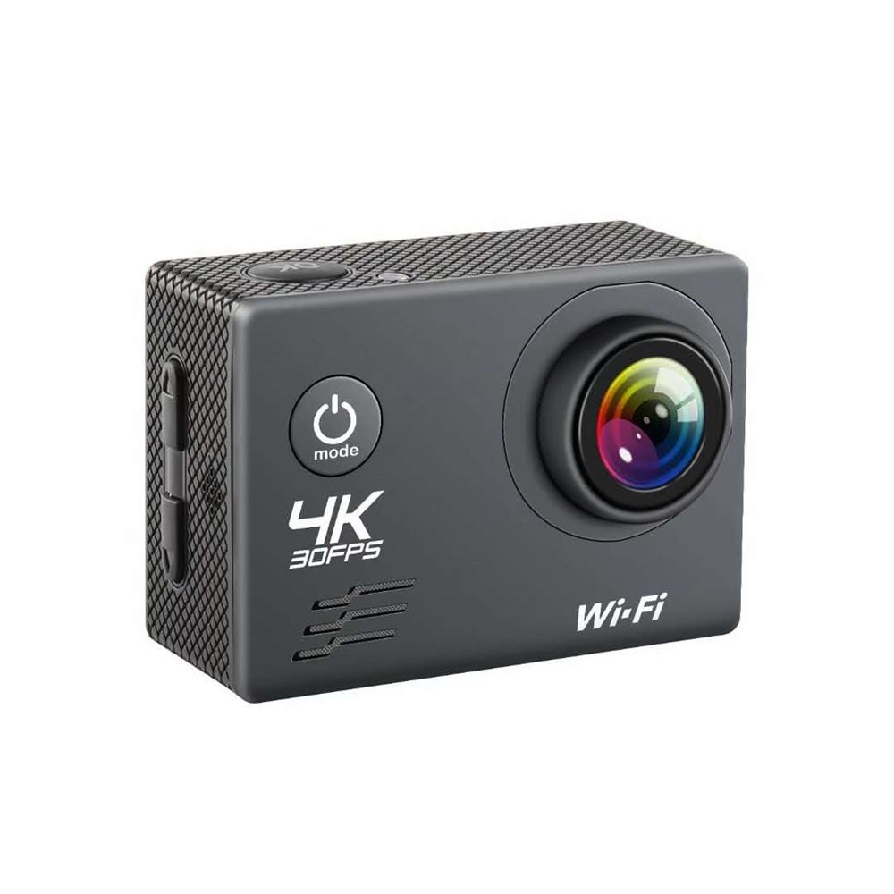 Camoro Màn hình màu kép Máy ảnh hành động thể thao mini 4K Hd WiFi Video Máy ảnh kỹ thuật số