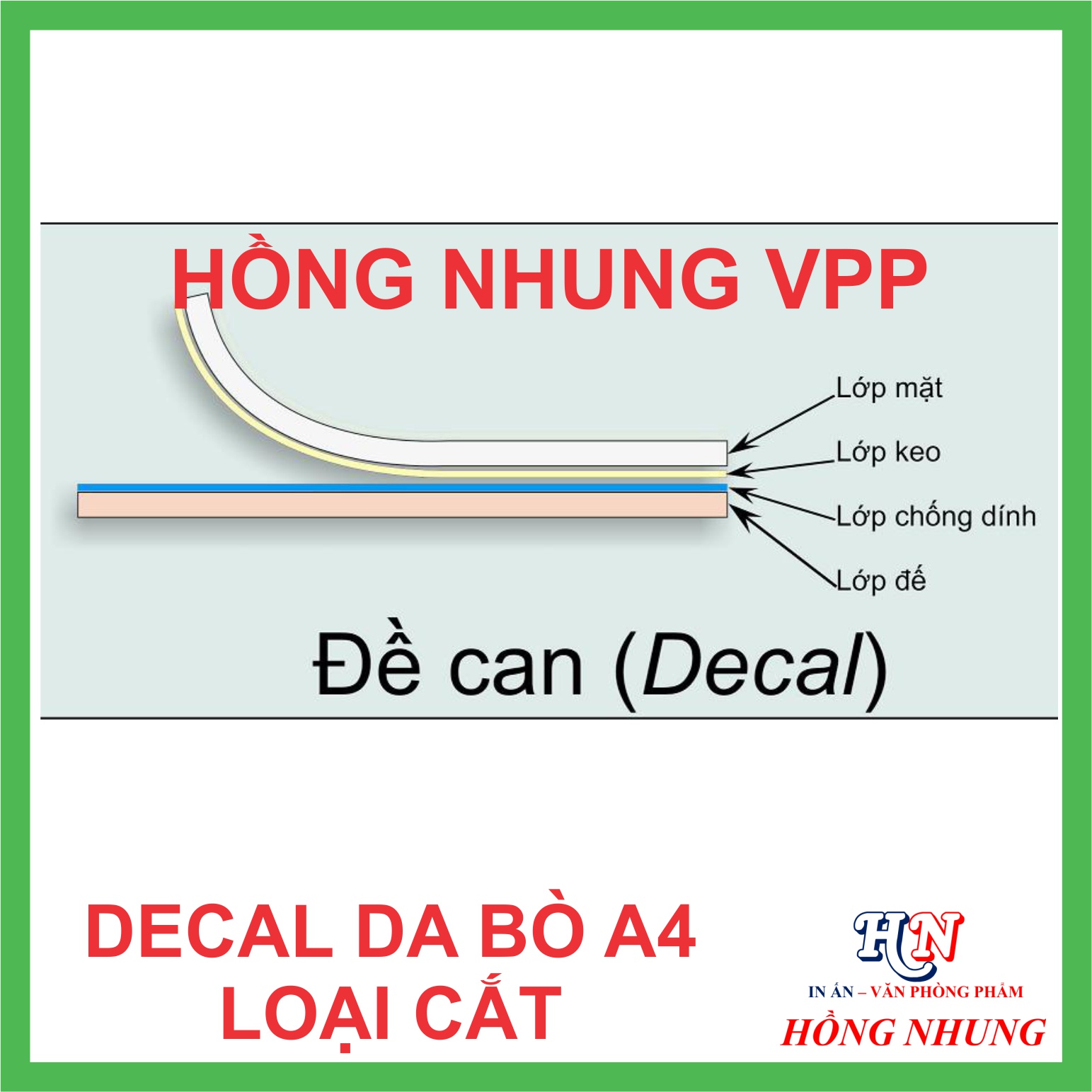 [HỒNG NHUNG] Xấp 100 Tờ Decal A4 Da Bò (Loại cắt) - Giúp Bạn In Tem Nhãn, Ghi Chú, Hay Bìa Nhãn Bưu Phẩm