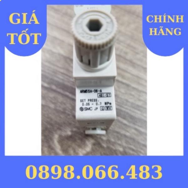 Tiết lưu SMC ARM5SA-06-A hiển thị áp suất 0-0.5MPa ống 4mm