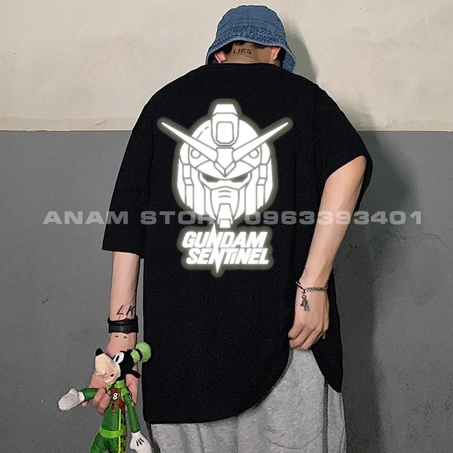 Áo thun phản quang Tay Lỡ Nam Nữ Gundam