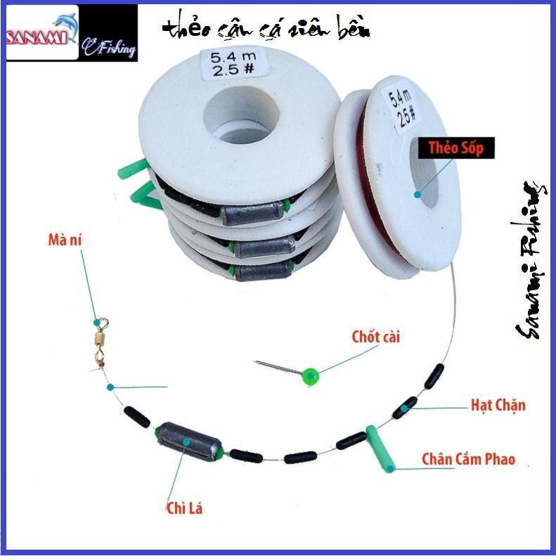 Dây trục câu đài buộc sẵn đầy đủ các kích thước