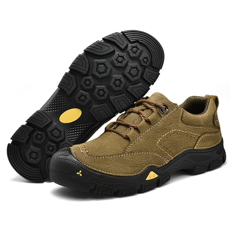 Giày đi bộ đi bộ đi bộ giày leo núi giày thể thao đi bộ đường dài không trượt Color: Black Shoe Size: 8.5