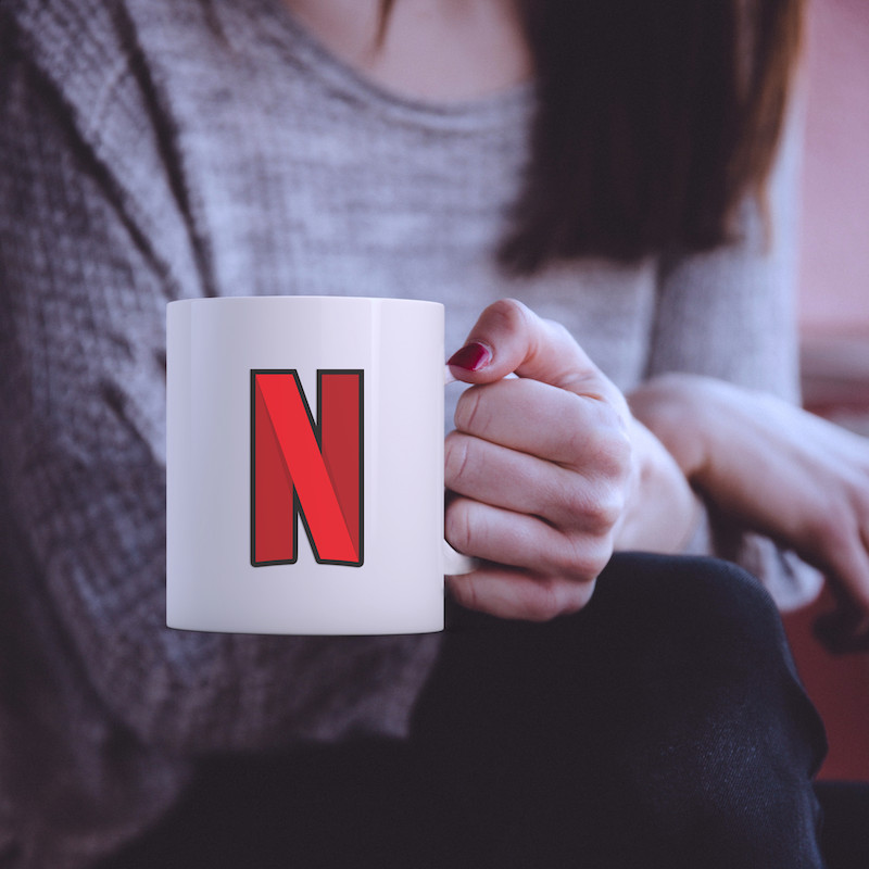 Netflix - Single Sticker hình dán lẻ