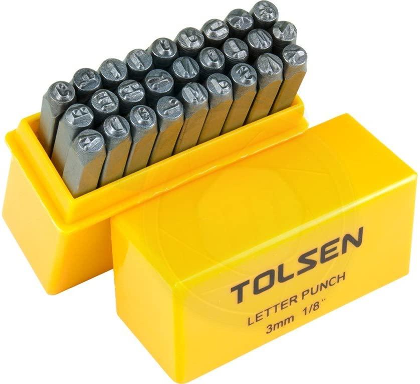 BỘ ĐÓNG 27 CHỮ NHỎ 3mm TOLSEN 25101 - HÀNG CHÍNH HÃNG