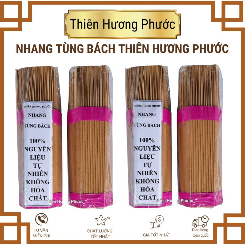 Nhang sạch tùng bách Thiên Hương Phước 30cm, 40cm