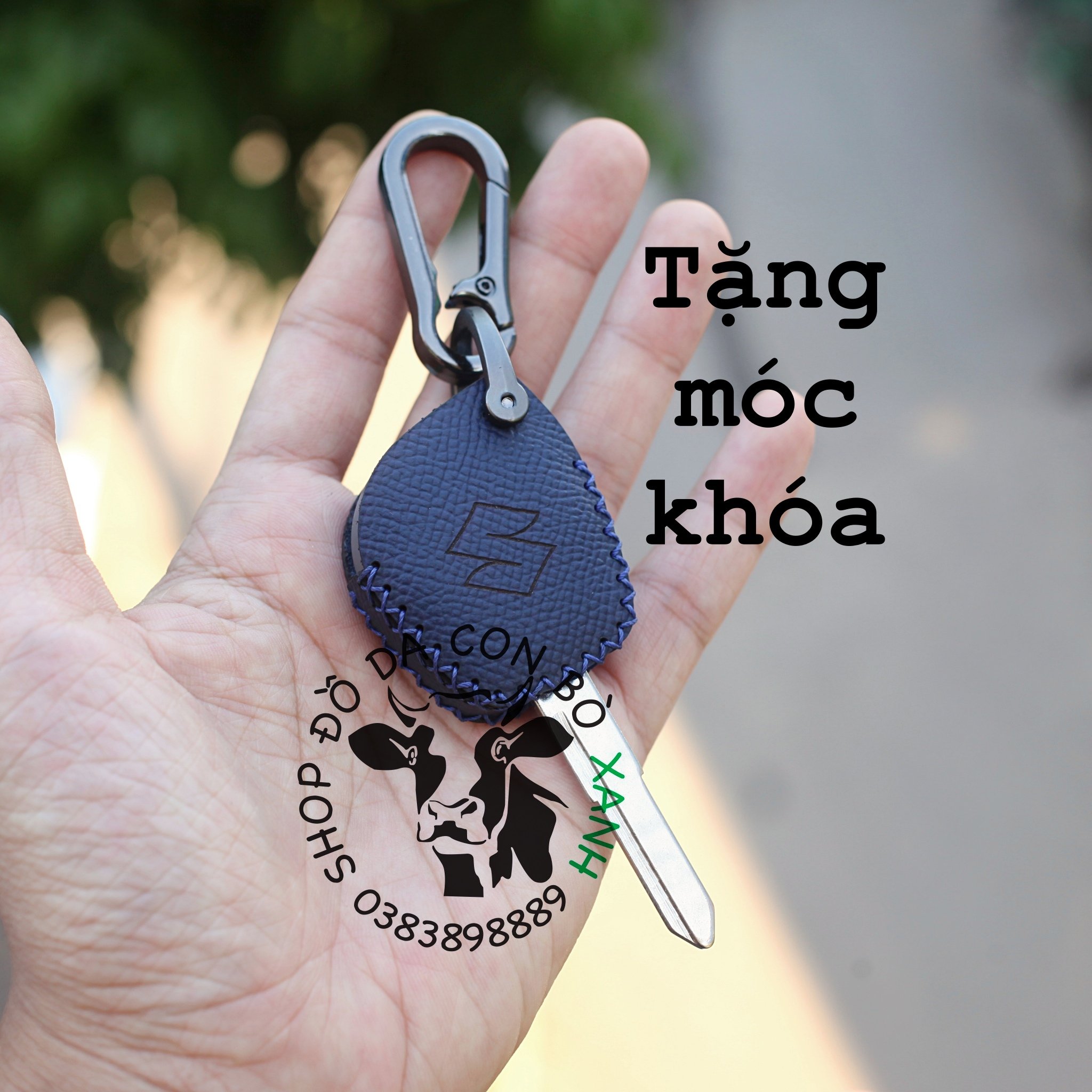 Bao da dành cho chìa khoá Suzuki Celerio handmade da thật 003