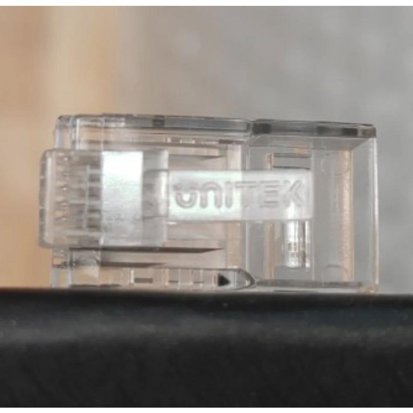 Đầu mạng UTP RJ45 CAT 5E Y-OT18TP Unitek (100cái/hộp) - HÀNG CHÍNH HÃNG