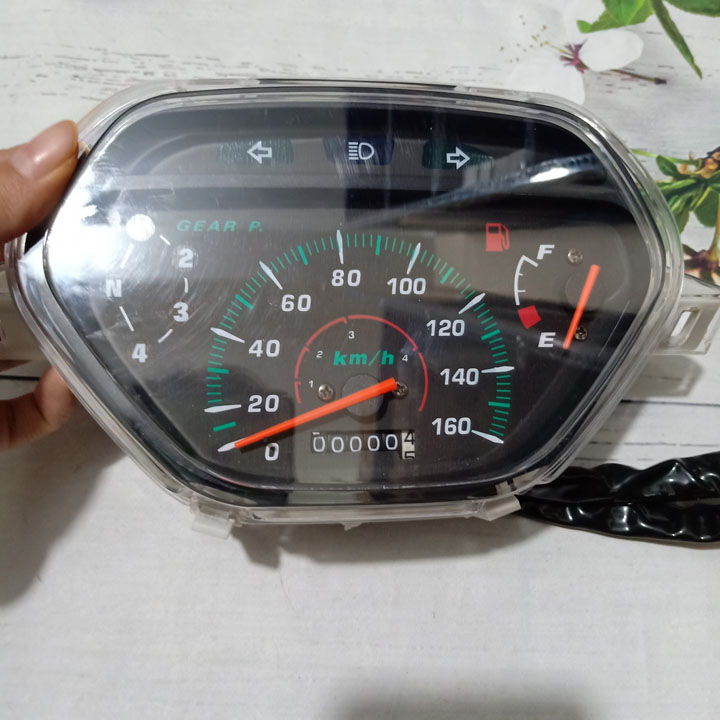 Đồng hồ cơ, đồng hồ tốc độ xe wave alpha, wave zx, wave thái 110 đời 2002 có Báo tốc độ di chuyển của xe bằng đồng hồ kim A1091
