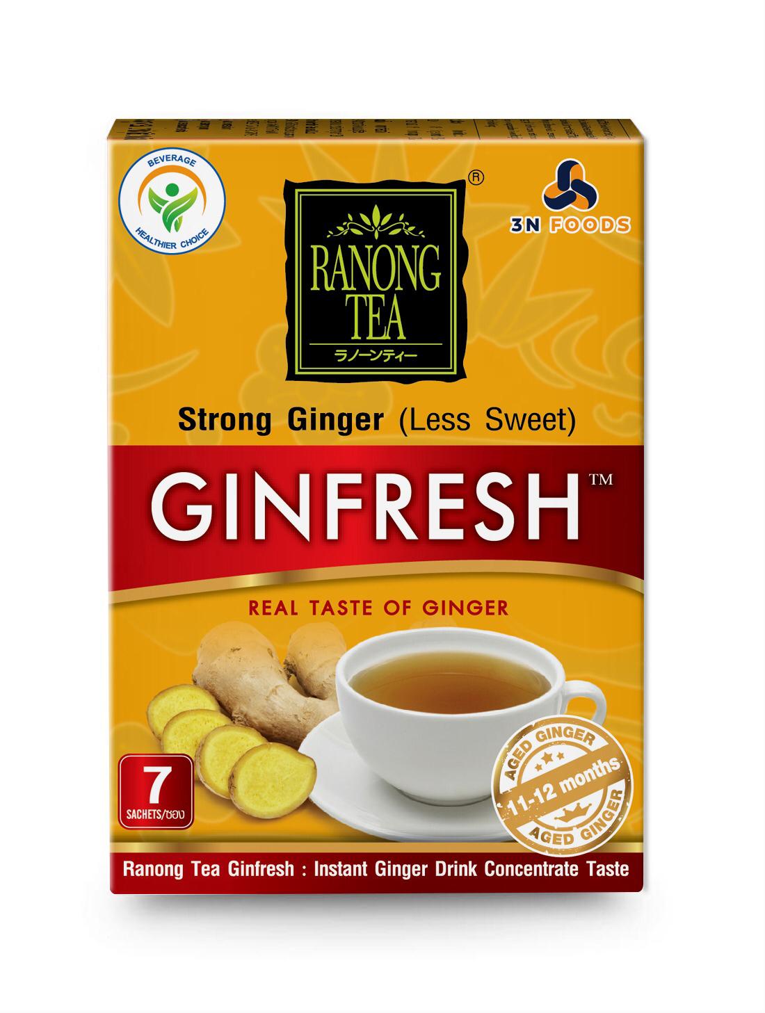 Trà gừng đậm đà Ginfresh Ranong Tea