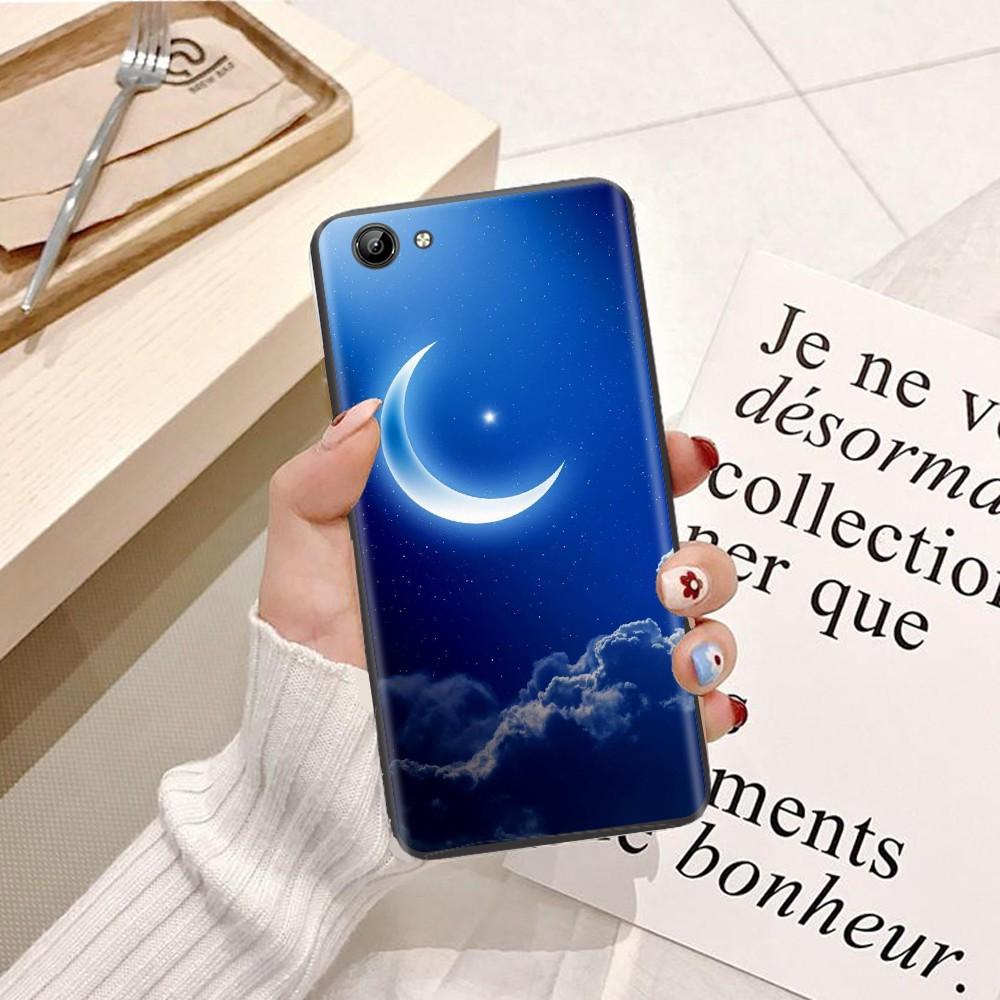 Ốp lưng dành cho ViVo V11 Viền dẻo TPU  hình Trăng Xanh