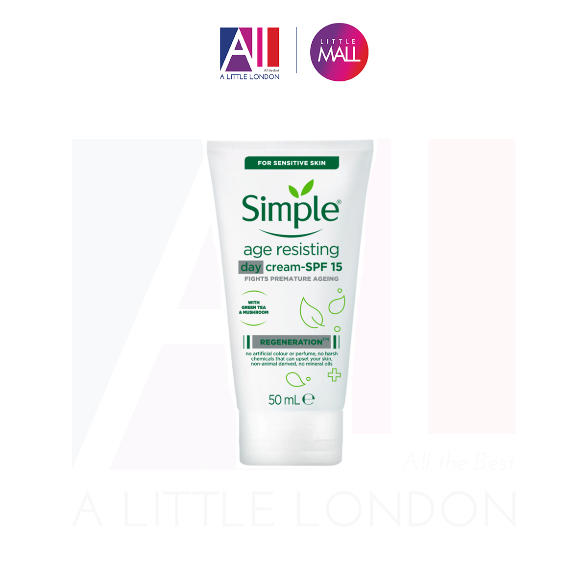 Kem chống lão hoá ngày Simple Age Resisting Day Cream SPF 15 - 50ml (Bill Anh)