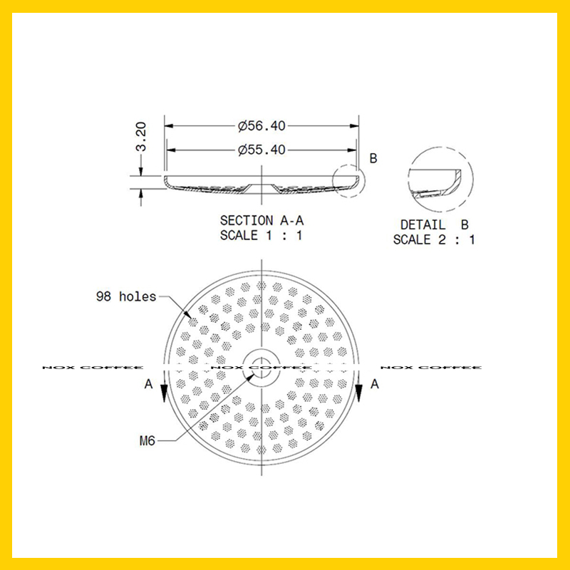 IMS shower screen | Lưới lọc IMS cho máy pha cà phê espresso