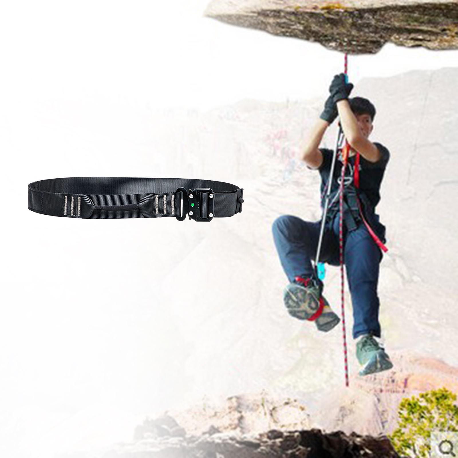 Waist Safety Harness Belaying Descender Professional for Tree Women Men