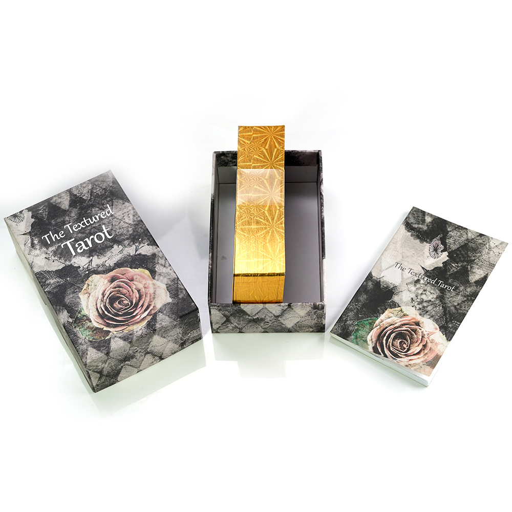 Bộ Bài The Textured Tarot 78 Lá Bài 7x12 Cm Tặng Đá Thanh Tẩy