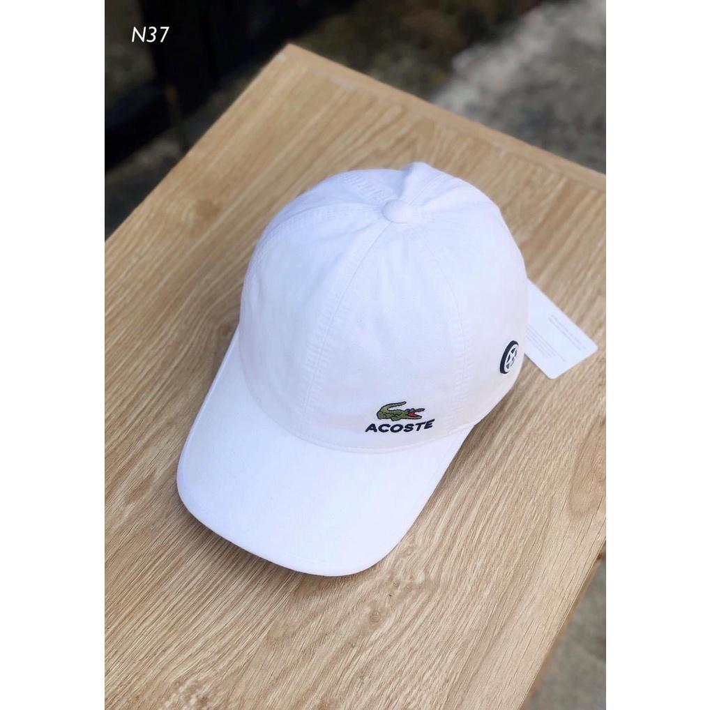 Mũ lưỡi trai Nón kết Nam Nữ Unisex Thêu Logo Cá Sấu Vải Kaki Cotton Thiết Kế Thời Trang Freesize Monoshop
