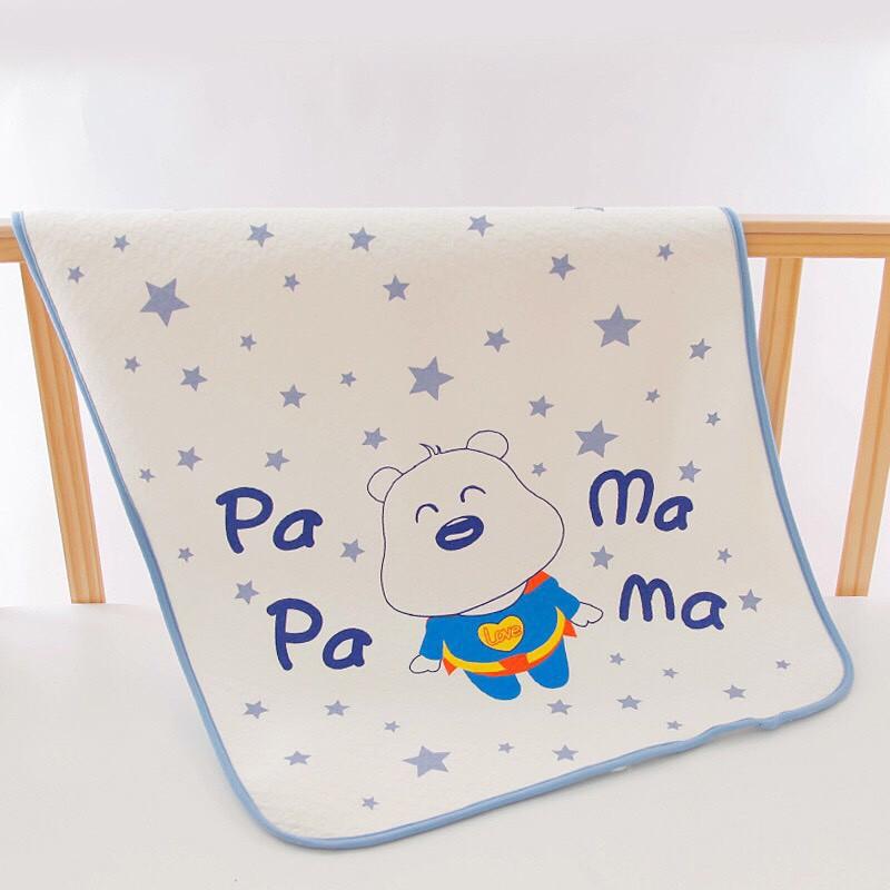 Tấm lót chống thấm lưới 3D I Love Pap&amp;Mama 50*70cm