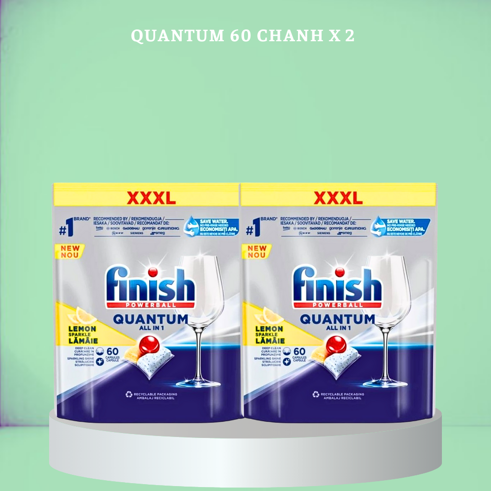 Viên rửa bát finish quantum 100 viên ( Đức )