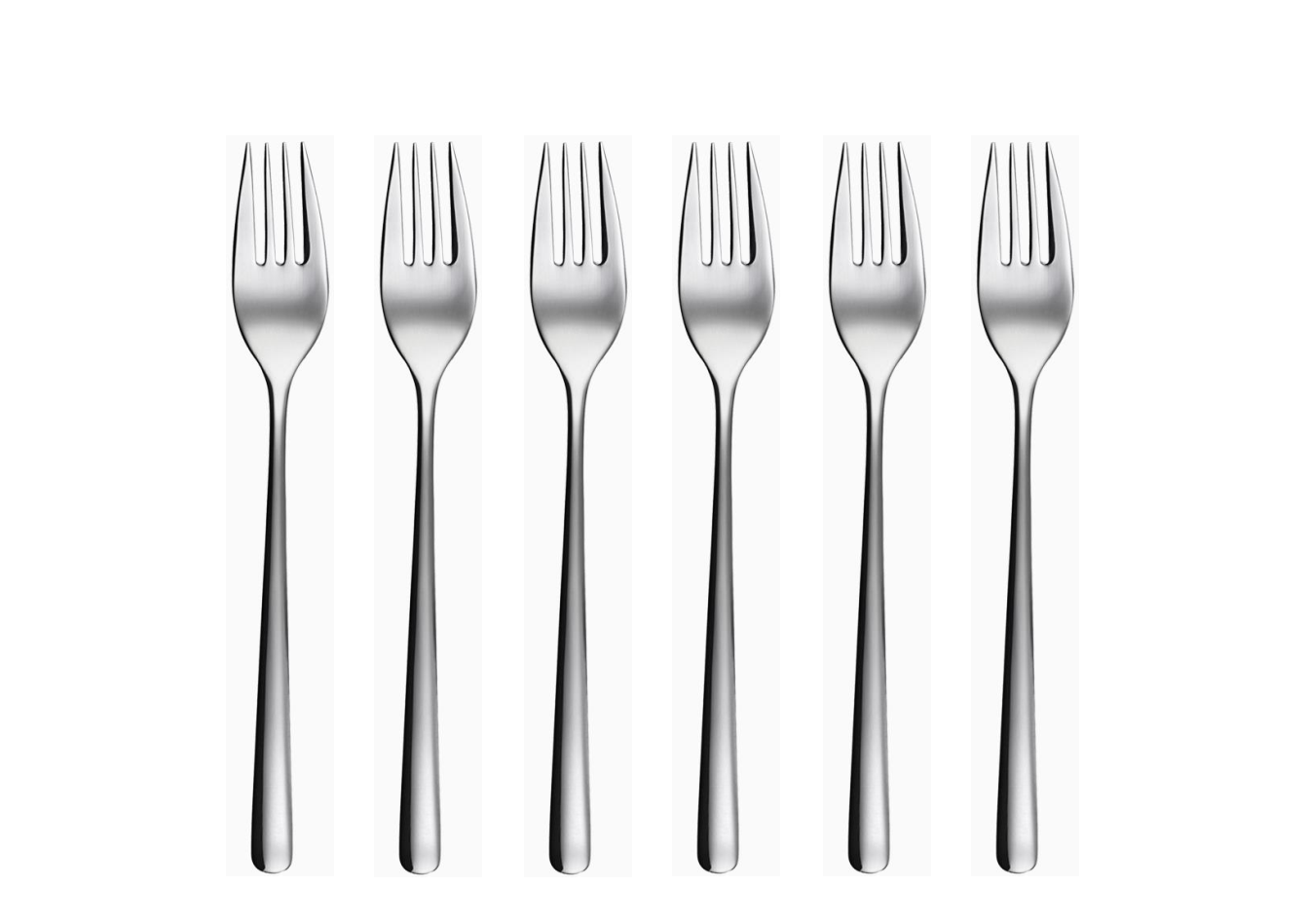 Bộ 6c Nĩa Ăn 106177 - Inox 304 Stainless Steel 18/10 Đồ dùng bàn tiệc nhà hàng khách sạn cao cấp (Set of 6pcs Table Fork SS18/10)