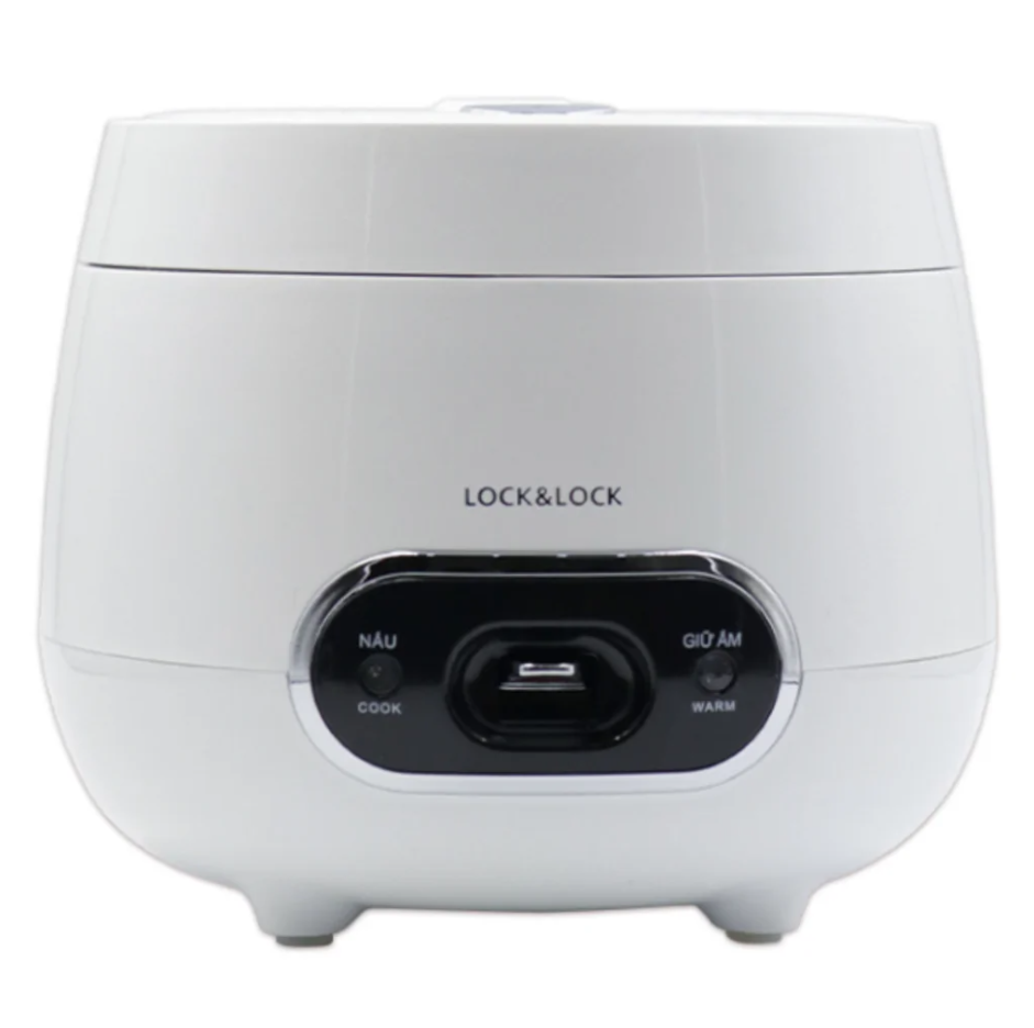 Nồi Cơm Điện Lock&amp;Lock Mechanical Rice Cooker EJR426WHT 0.8 Lít - Hàng chính hãng