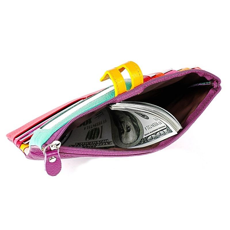 Nhiều Màu Sắc Nữ Ví Lớn Ví Dài Cầm Tay Thời Trang Cao Cấp Da Bò Thẻ Điện Thoại Giá Đỡ Ví Nữ Dây Kéo Ví Cầm Tay Cho Nữ