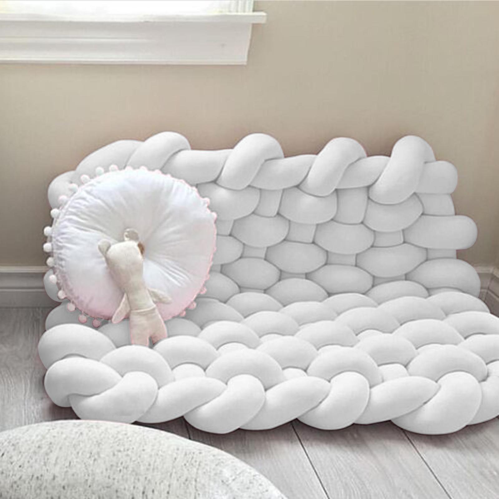 Knitted Yarn Blanket Handmade Thick Soft for lounge Sofa