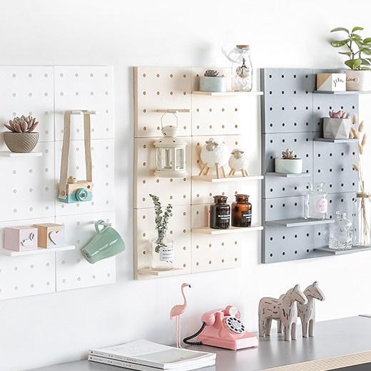 Bảng Pegboard dùng để treo dụng cụ và trang trí tường bằng nhựa thẩm mỹ cao