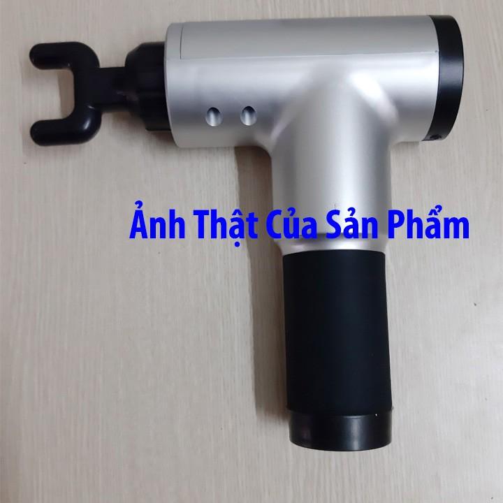 Máy Massage Fascial 4 Đầu 6 Chế Độ - Trị Nhức Mỏi Vai Gáy, Đau Giãn Căng Cơ - Hàng Chất Lượng KST