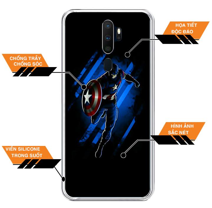 Ốp lưng điện thoại Oppo A9 2020 - Silicon dẻo - 0279 CAPTAIN02 - Hàng Chính Hãng