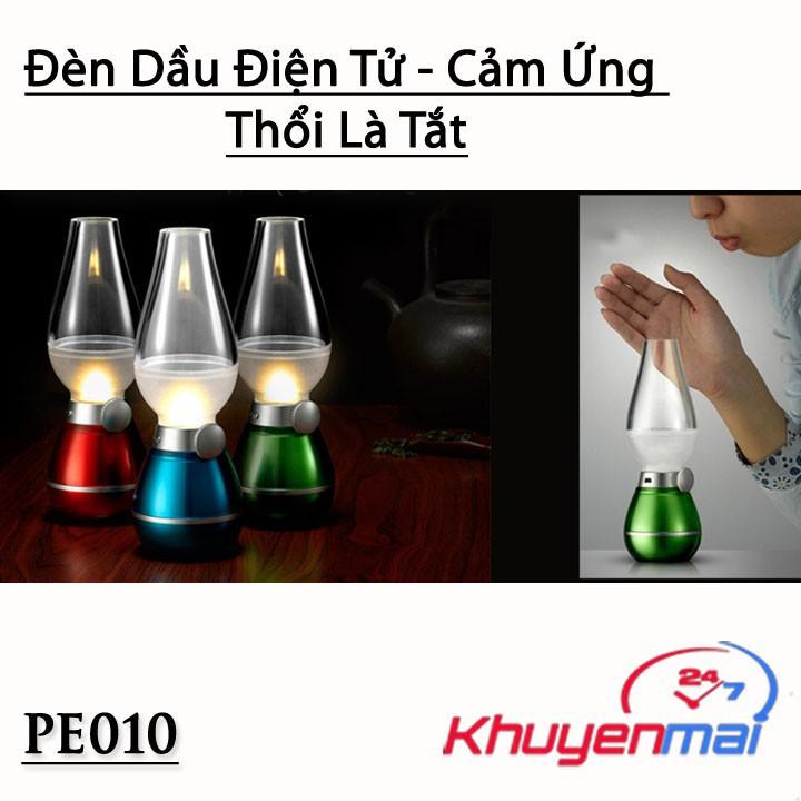 Đèn Dầu Cảm Biến Bằng Hơi Thở